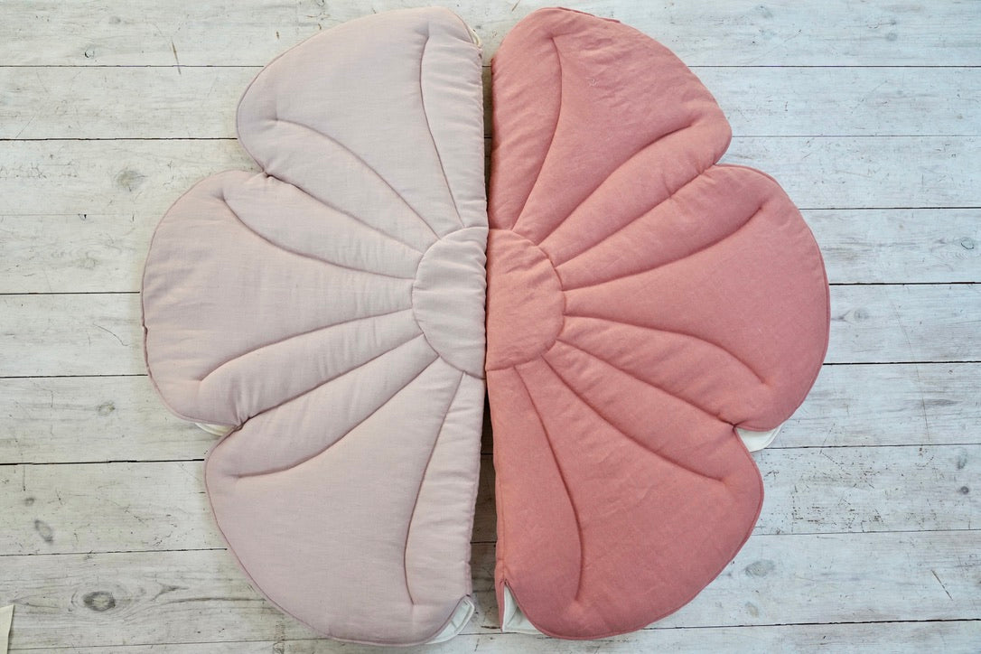 Linen Powder Rose - Flower Mat