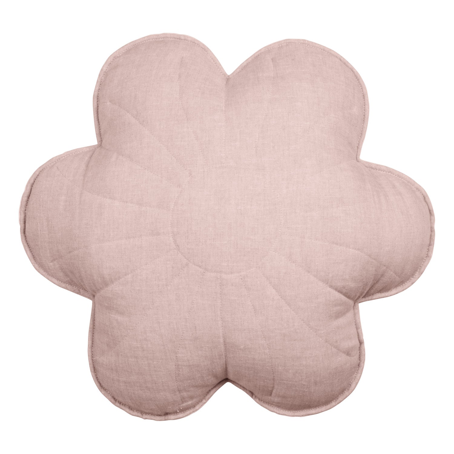 Linen Powder Rose - Flower Pillow