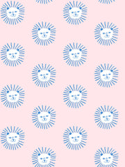 'lion's Mane' Wallpaper By Tea Collection - Cerulean