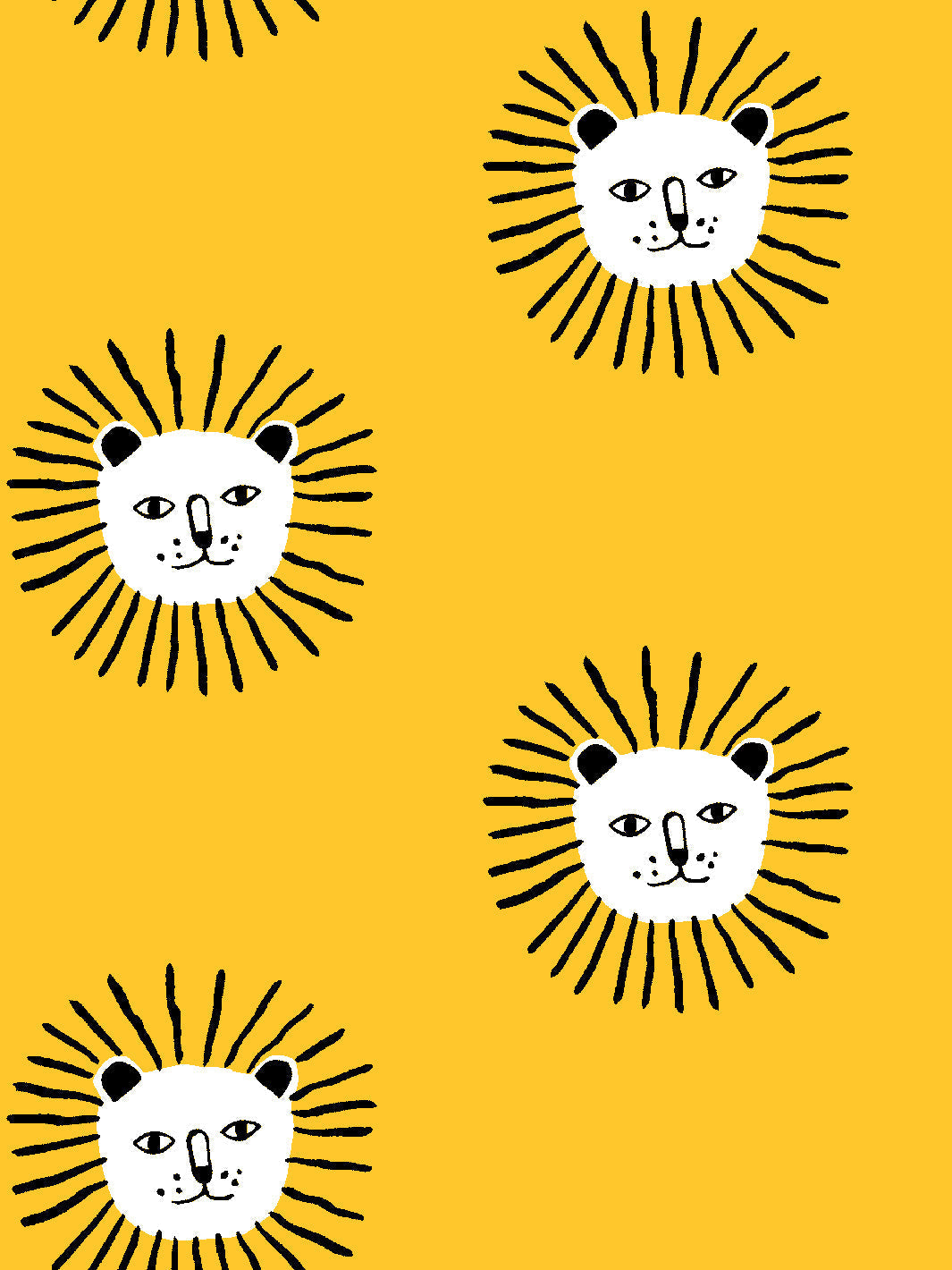 'lion's Mane' Wallpaper By Tea Collection - Marigold