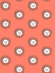 'lion's Mane' Wallpaper By Tea Collection - Watermelon