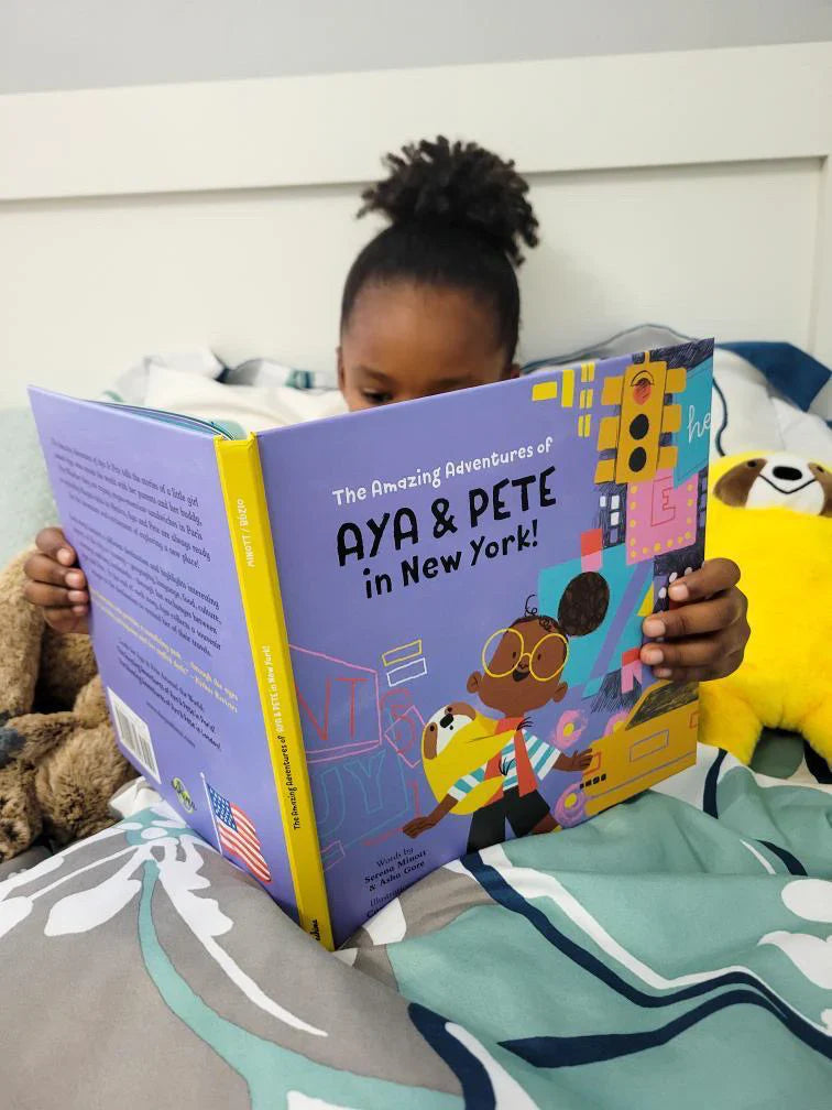 The Amazing Adventures Of Aya & Pete In New York! (hardcover)