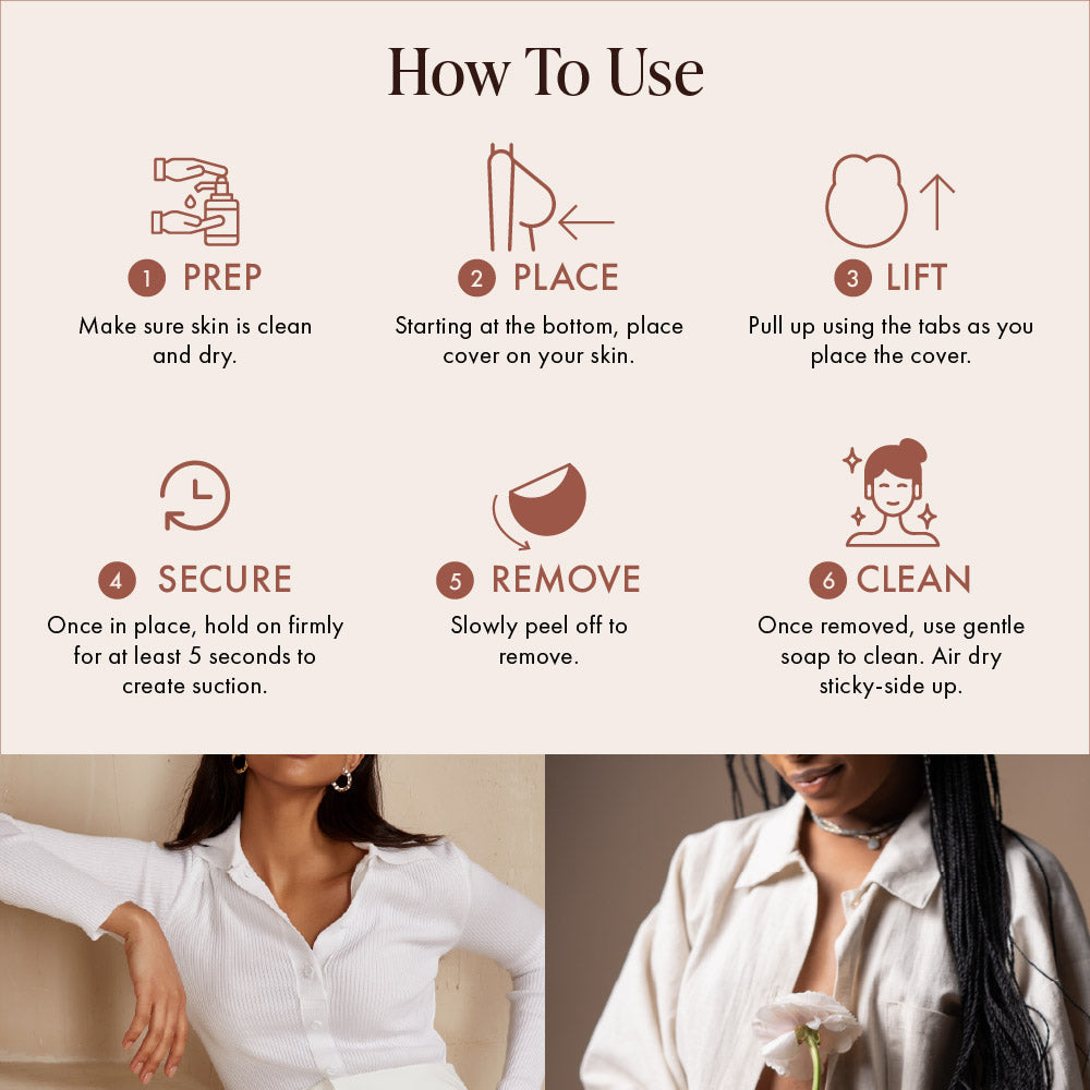 Lifting Nipple Covers (two-tabs)
