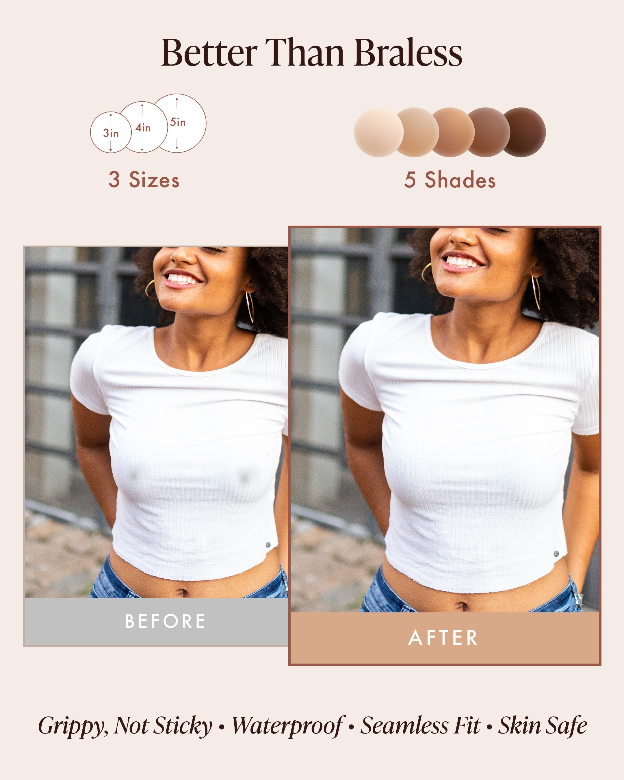 Non-adhesive Nipple Covers