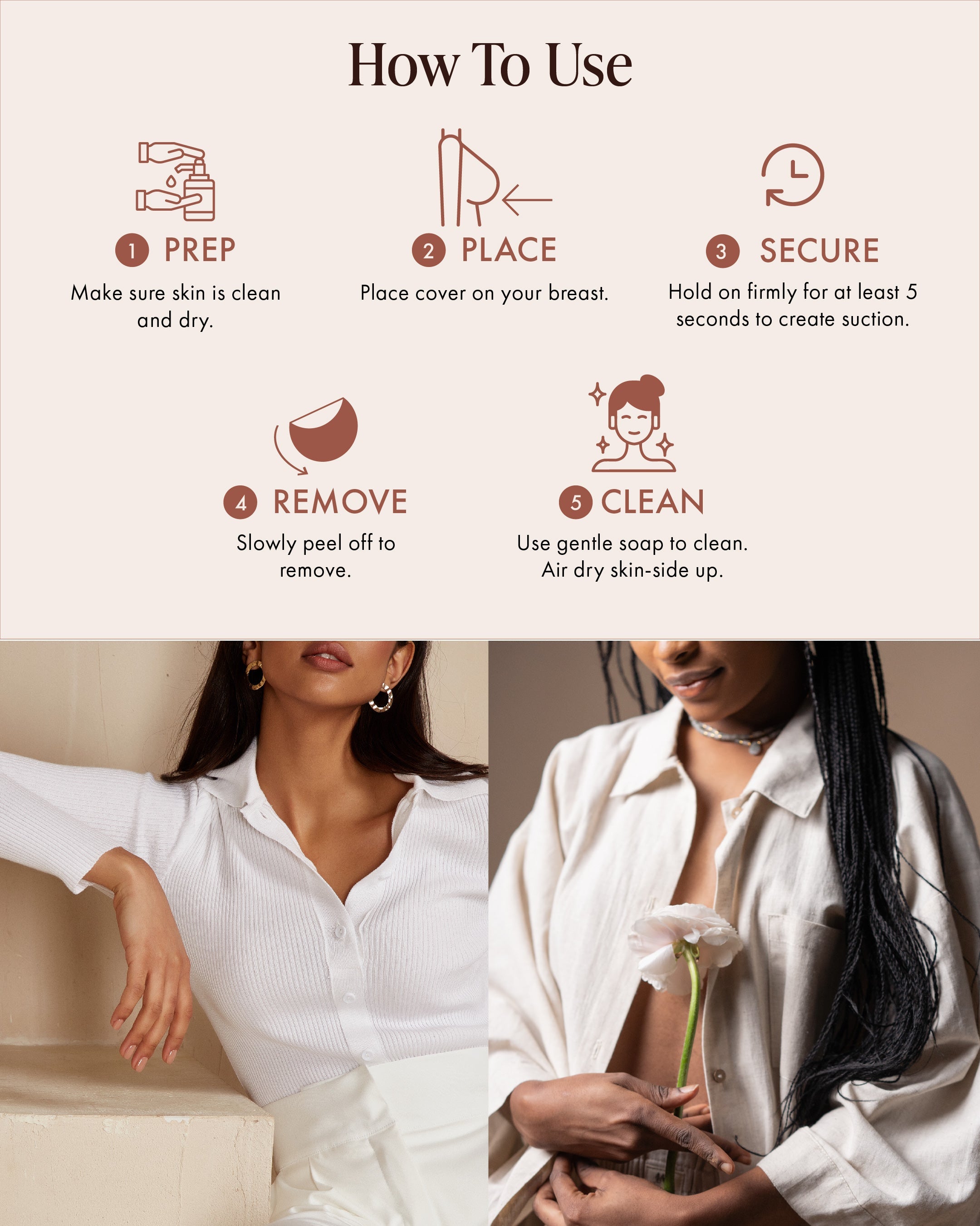 Non-adhesive Nipple Covers