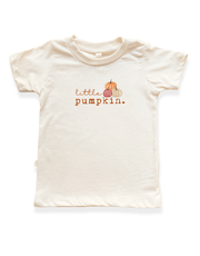 Little Pumpkin Stack Organic Kids T-shirt