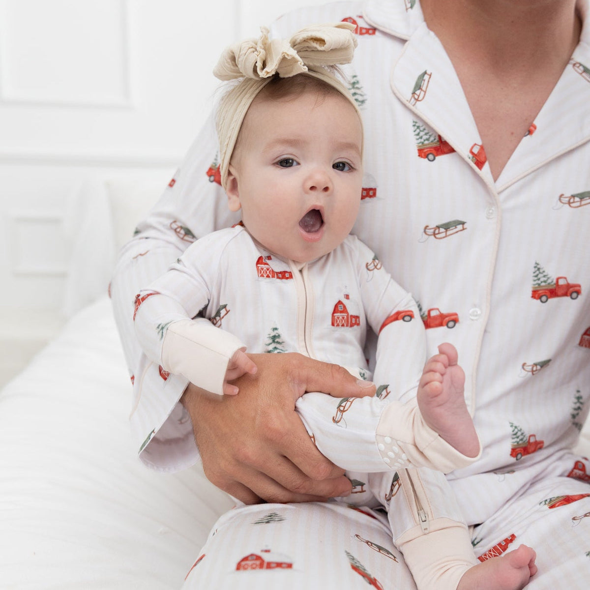 Little Red Truck Baby Pjs