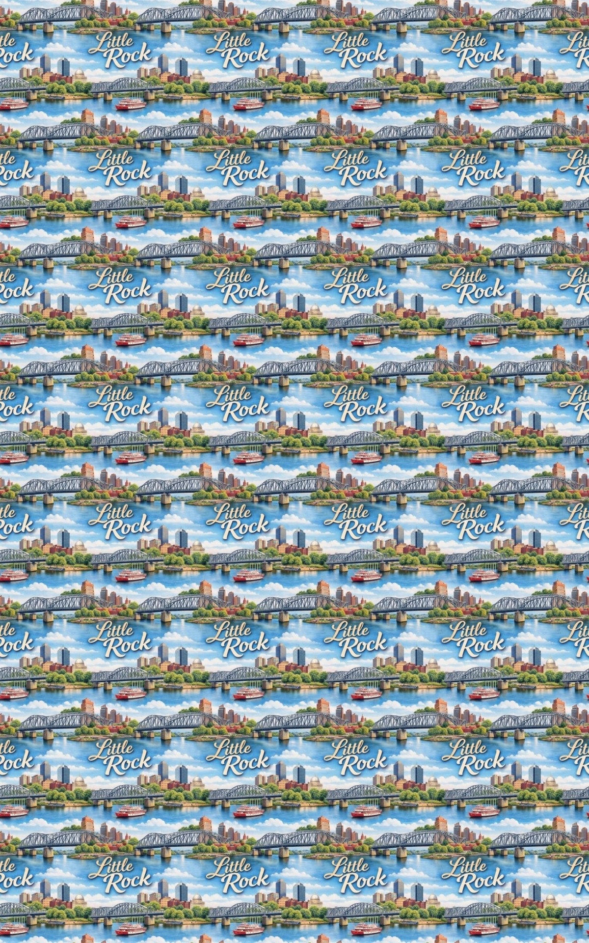Little Rock River Market Wrapping Paper