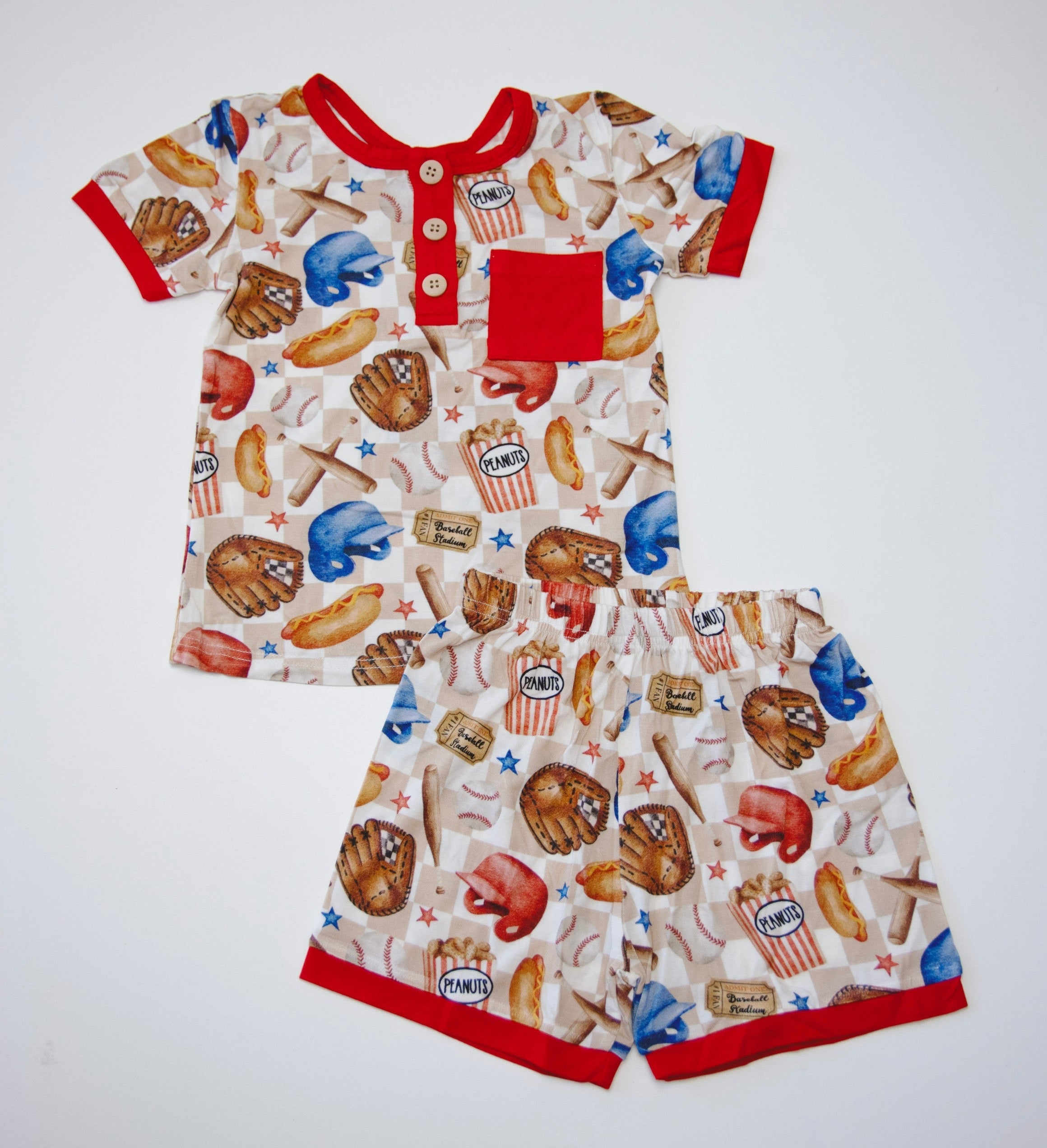 Little Slugger | Two Piece Bamboo Pajama Set