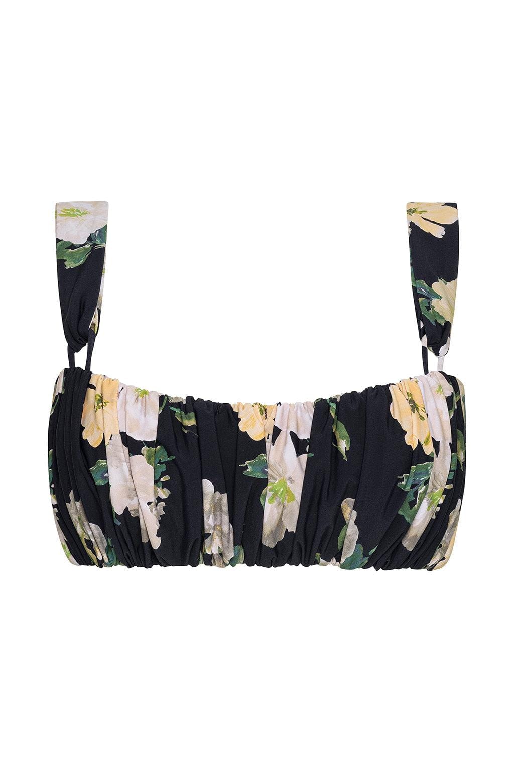 Liz Floral Victoria Bikini Top