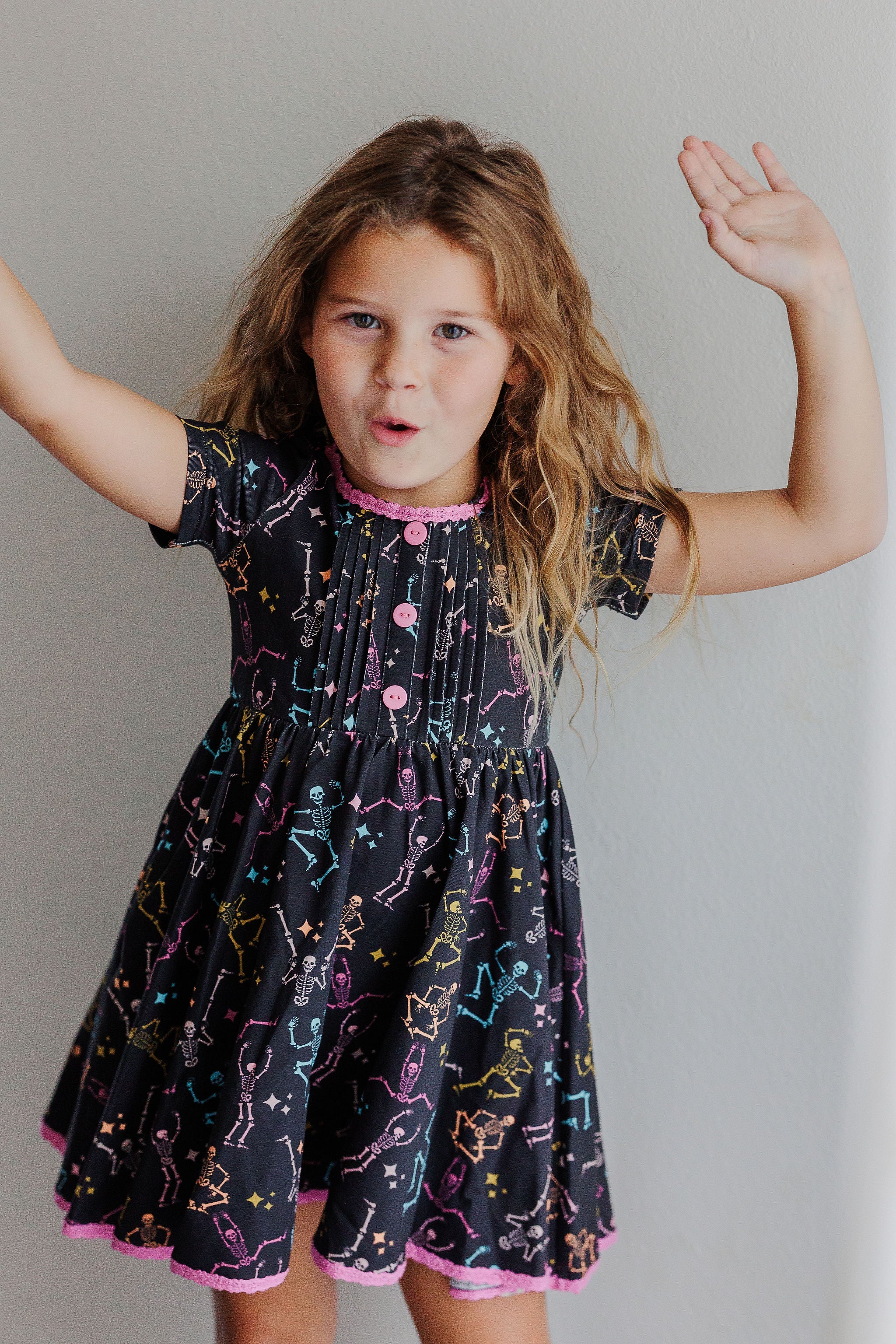 Penelope Knit Dress - Skele- Fiesta Fun