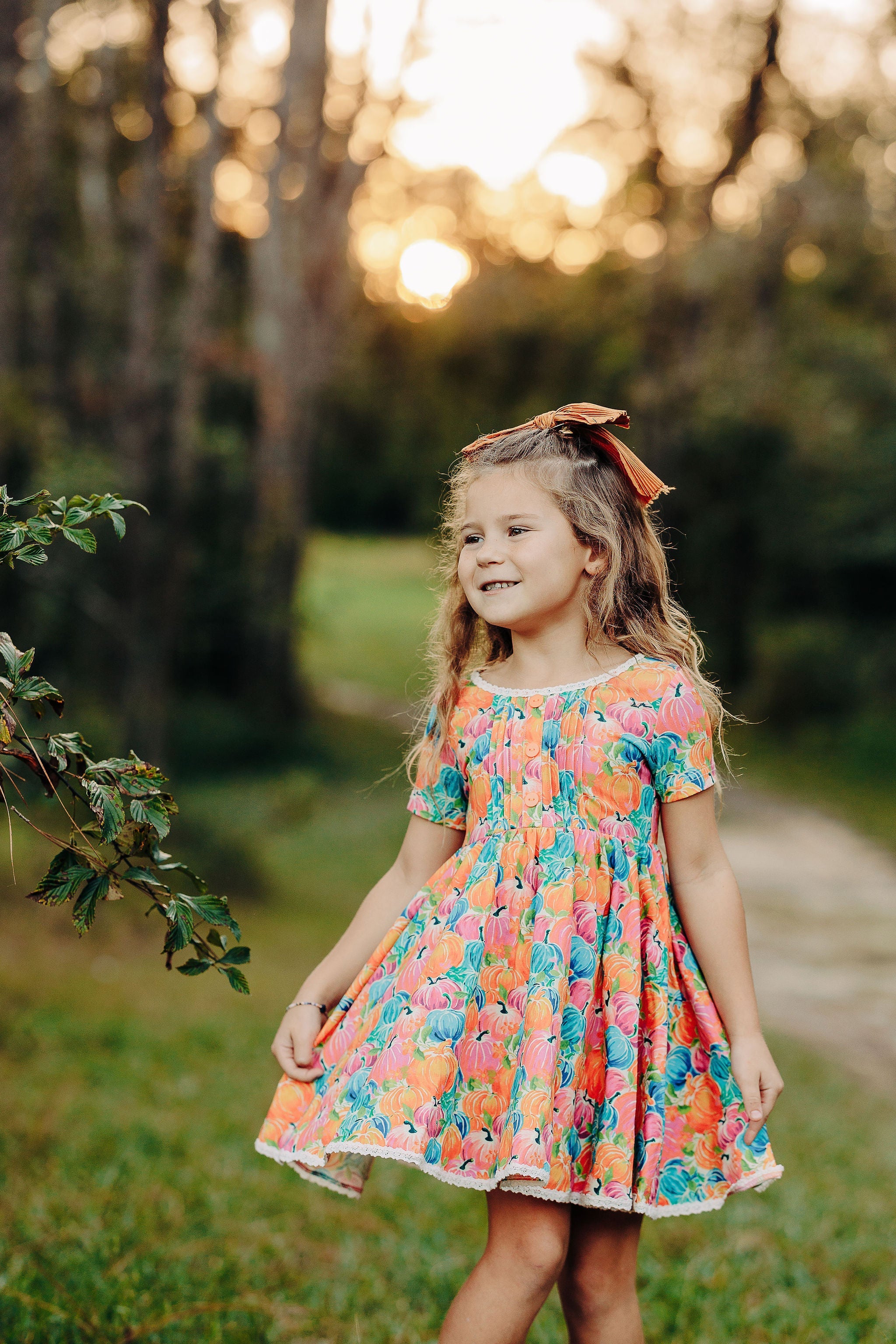 Penelope Knit Dress - Painted Pumpkin