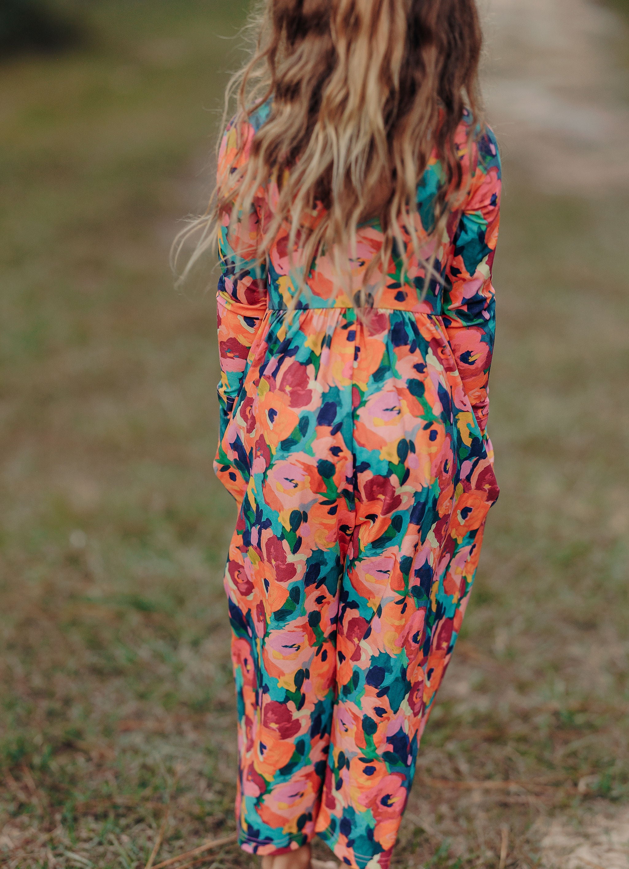 Ivy Romper - Garden Strokes