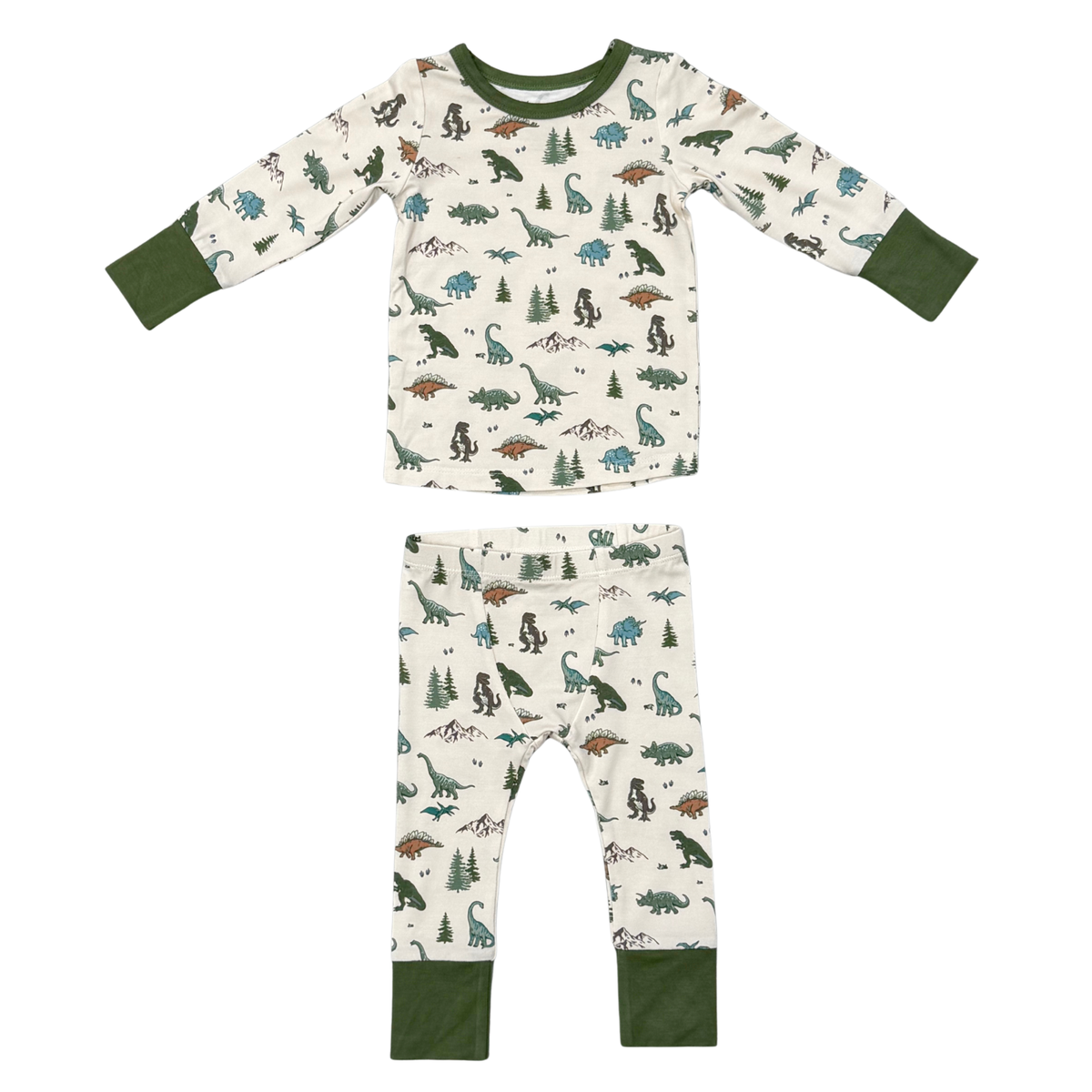 Boys Long Sleeve Lounge Set In Dino Land