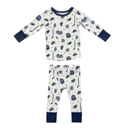 Boys Long Sleeve Lounge Set In Hockey