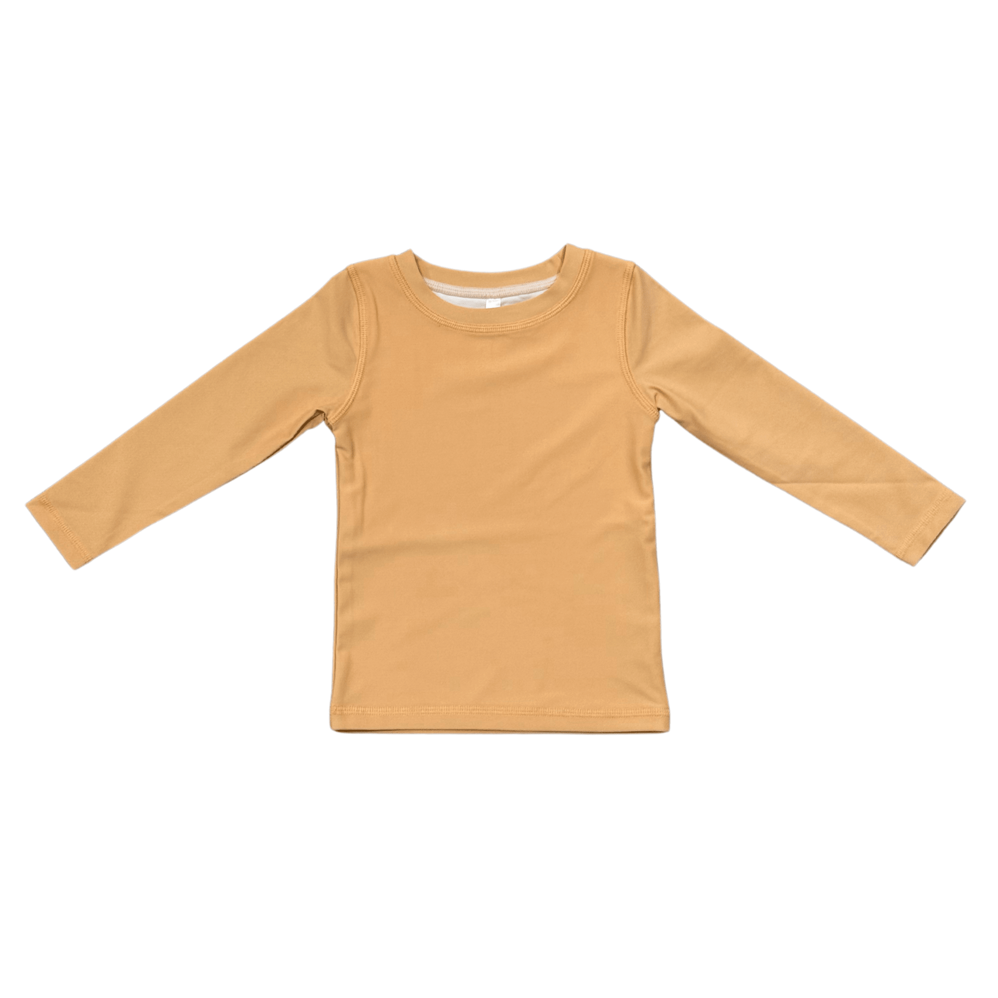 Boys Long Sleeve Rash Guard Swim Shirt In Desert Mist
