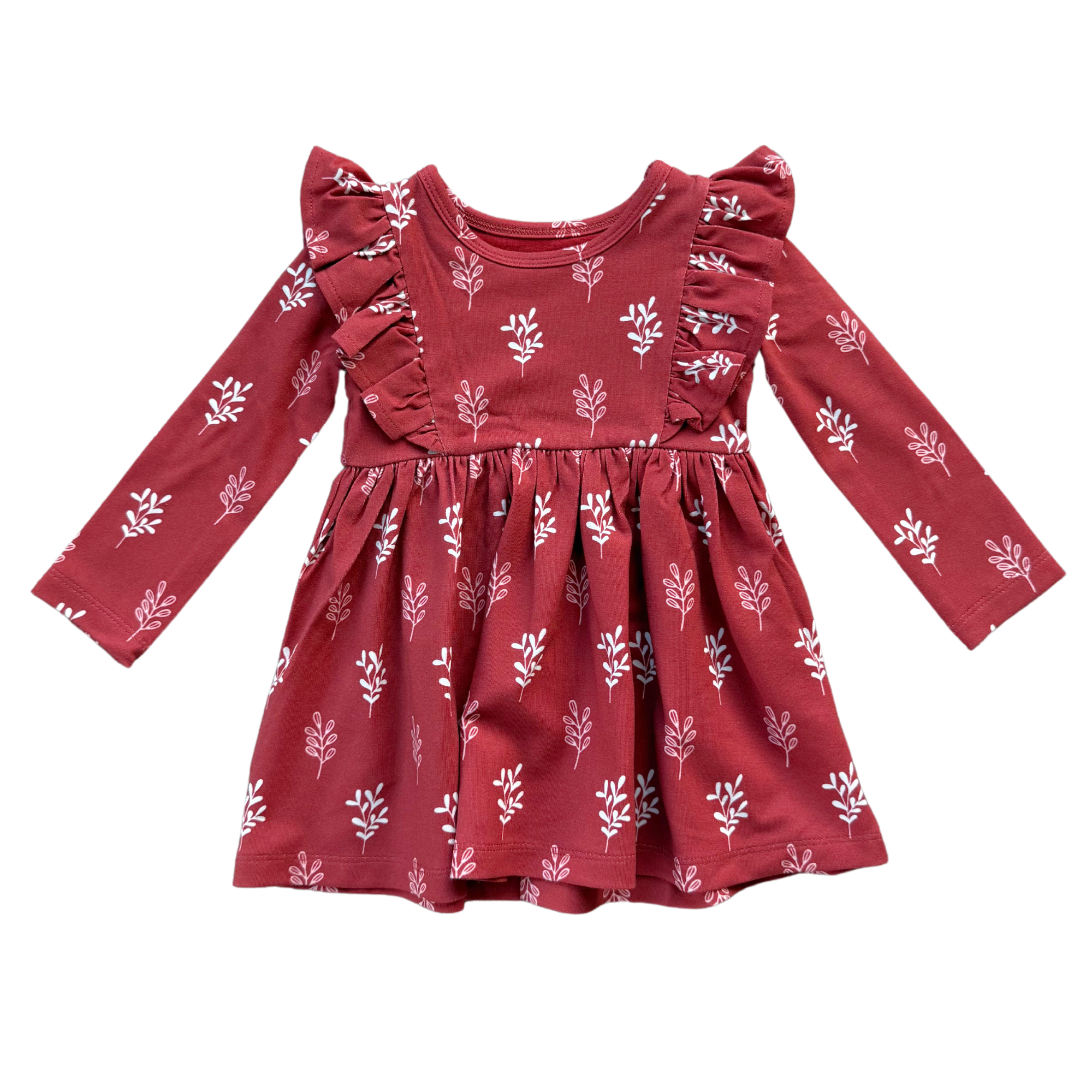 Long Sleeve Ruffle Dress