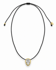 Viera Teardrop Cord Necklace