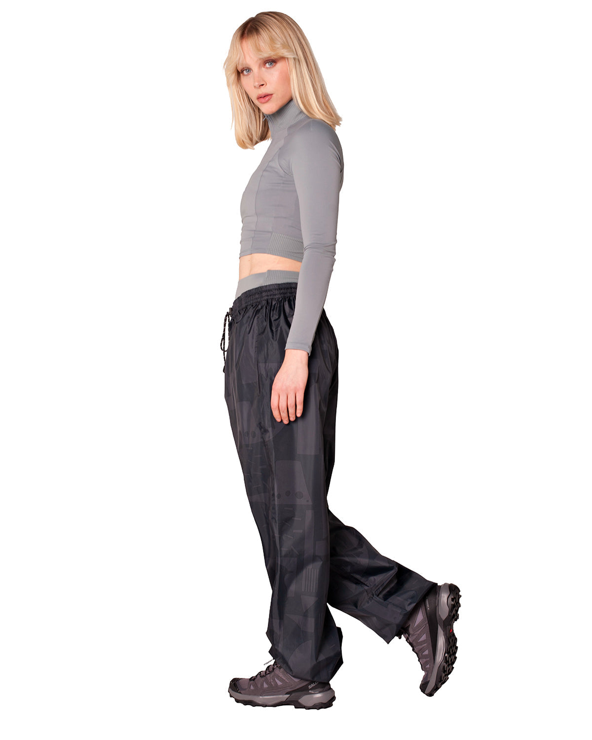 Rain Pants Back To Black Art Camo