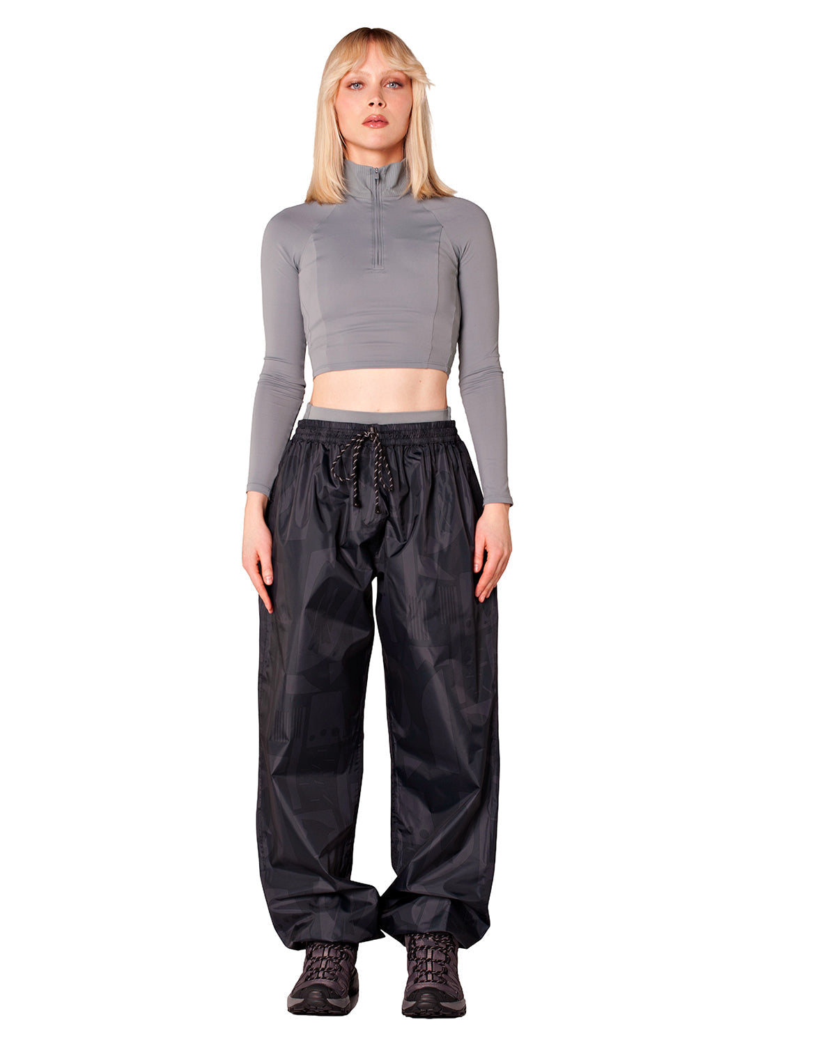Rain Pants Back To Black Art Camo