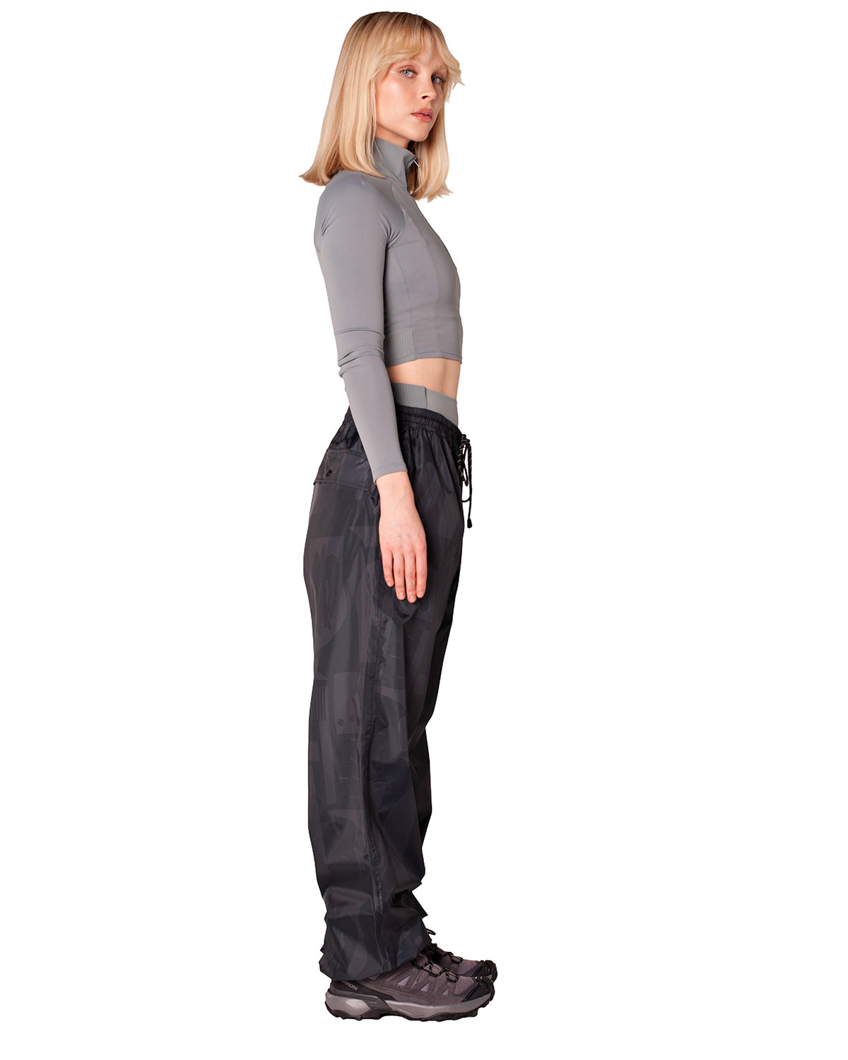 Rain Pants Back To Black Art Camo