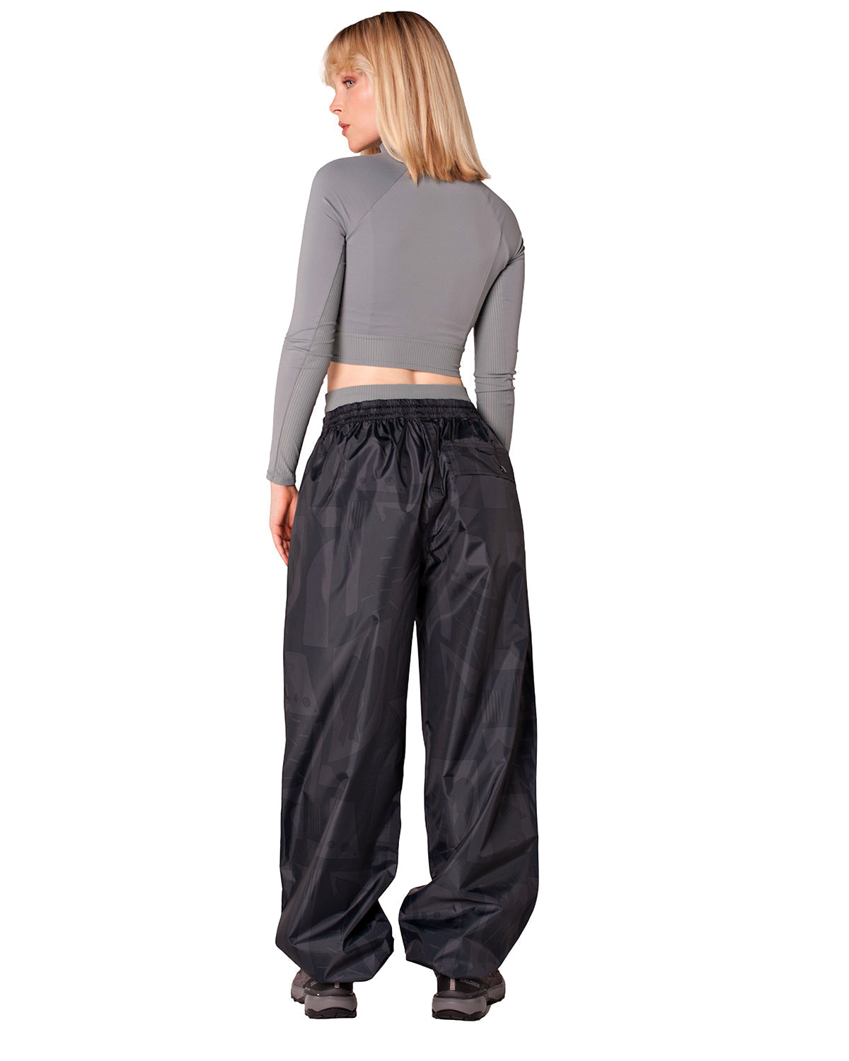 Rain Pants Back To Black Art Camo
