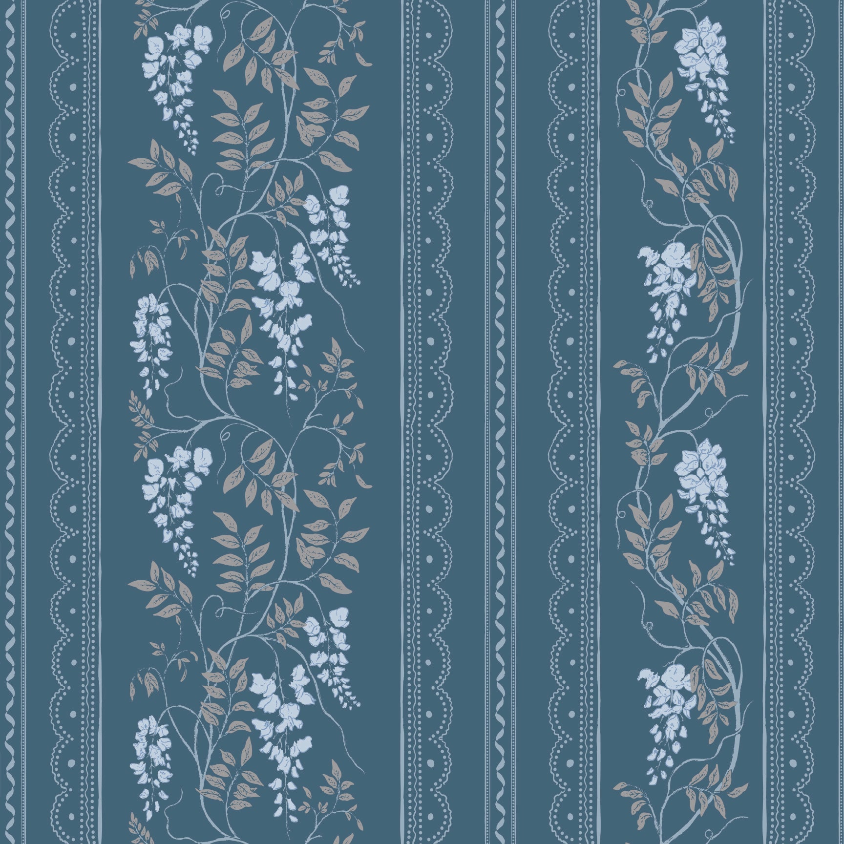Loretta Wallpaper By The Bright Leaf Design