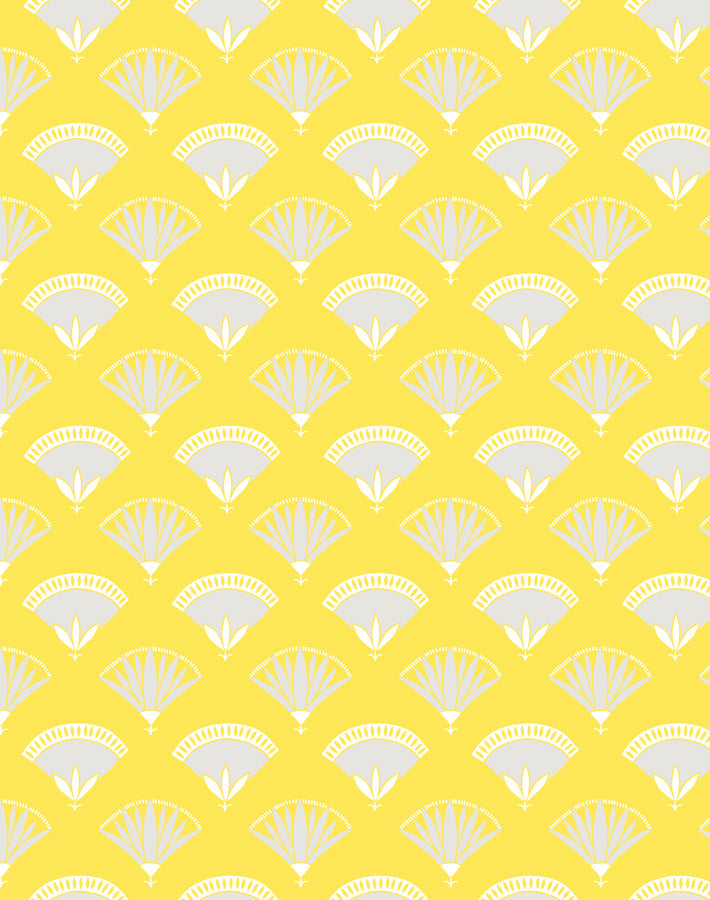 'lotus Papyrus' Wallpaper By Tea Collection - Daffodil