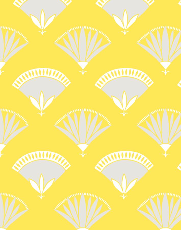 'lotus Papyrus' Wallpaper By Tea Collection - Daffodil