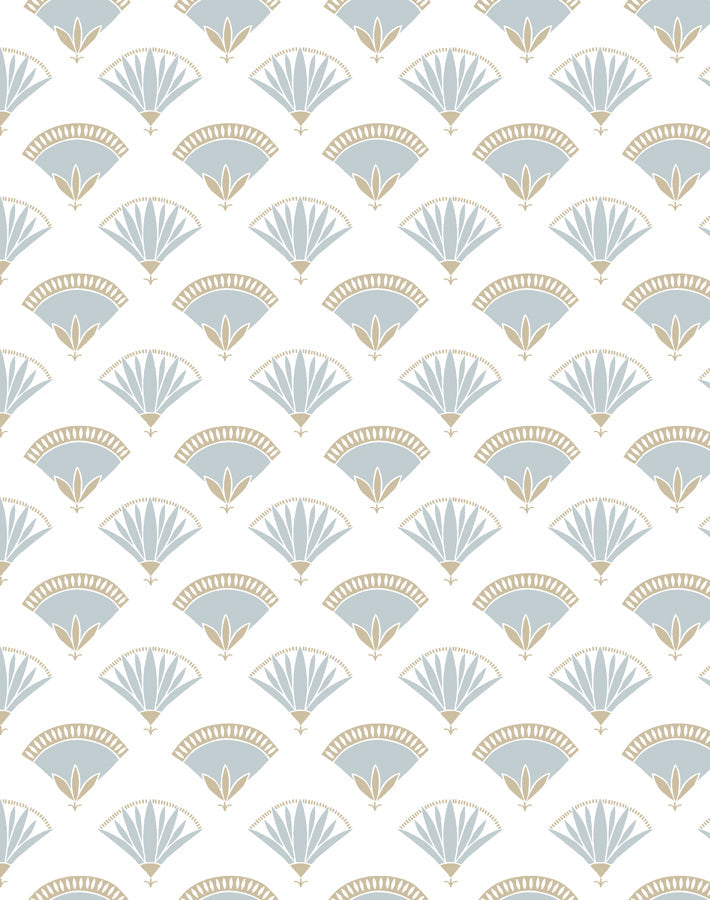 'lotus Papyrus' Wallpaper By Tea Collection - Elephant