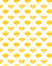 'lotus Papyrus' Wallpaper By Tea Collection - Marigold