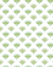 'lotus Papyrus' Wallpaper By Tea Collection - Moss