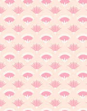 'lotus Papyrus' Wallpaper By Tea Collection - Peach