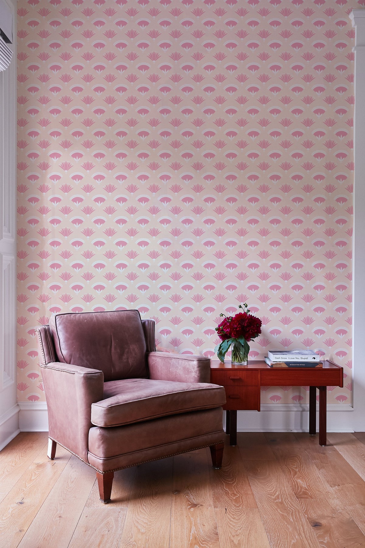 'lotus Papyrus' Wallpaper By Tea Collection - Peach