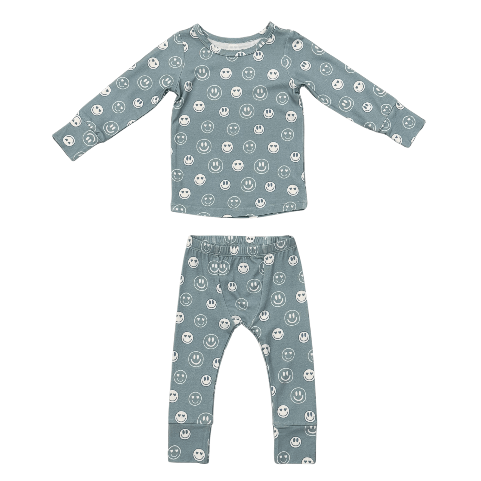 Boys Long Sleeve Lounge Set In Heart Eyes