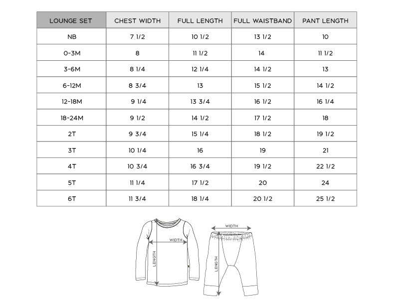 Girl's Long Sleeve Lounge Set