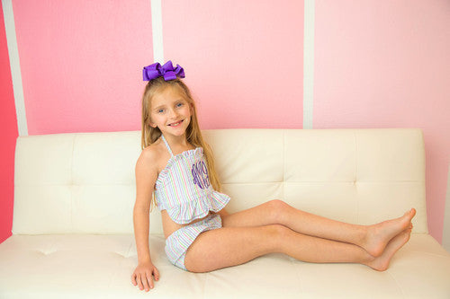 Girls Bikini Swimsuit No Lace