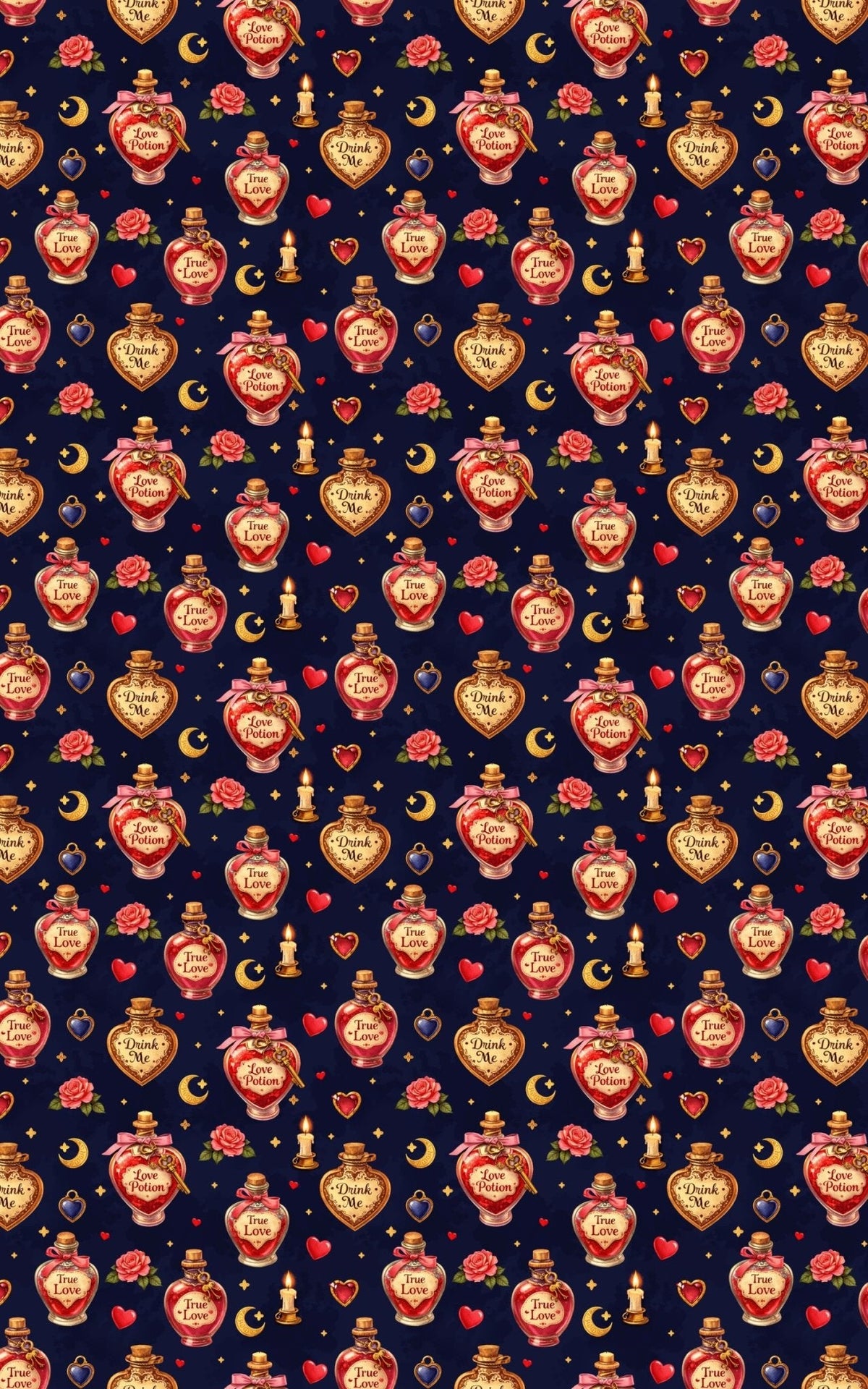 Love Potion Apothecary Wrapping Paper