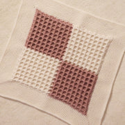 Heirloom Waffle Baby Lovey - Dusty Rose