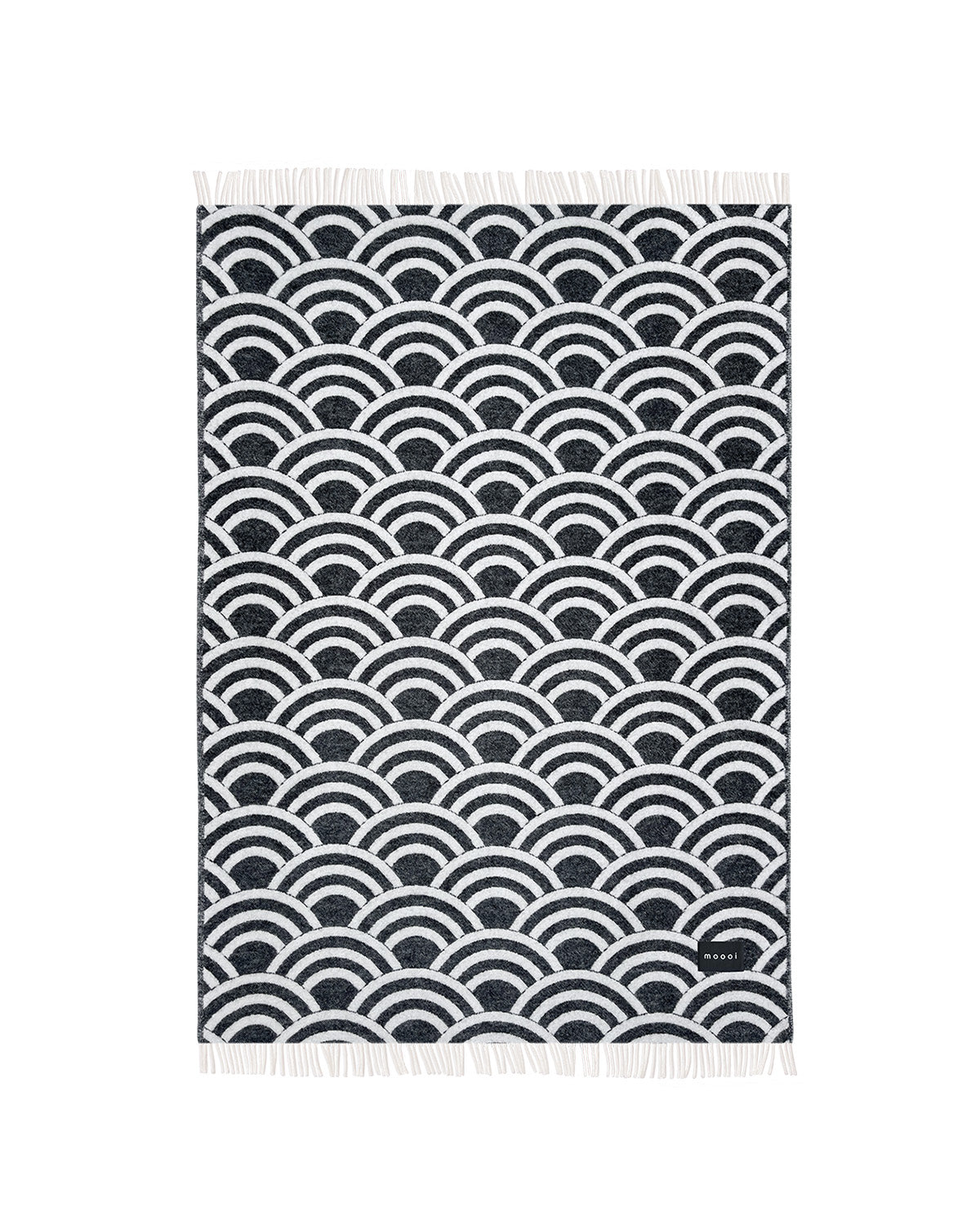 Blanket Moooi Lucky O's Black