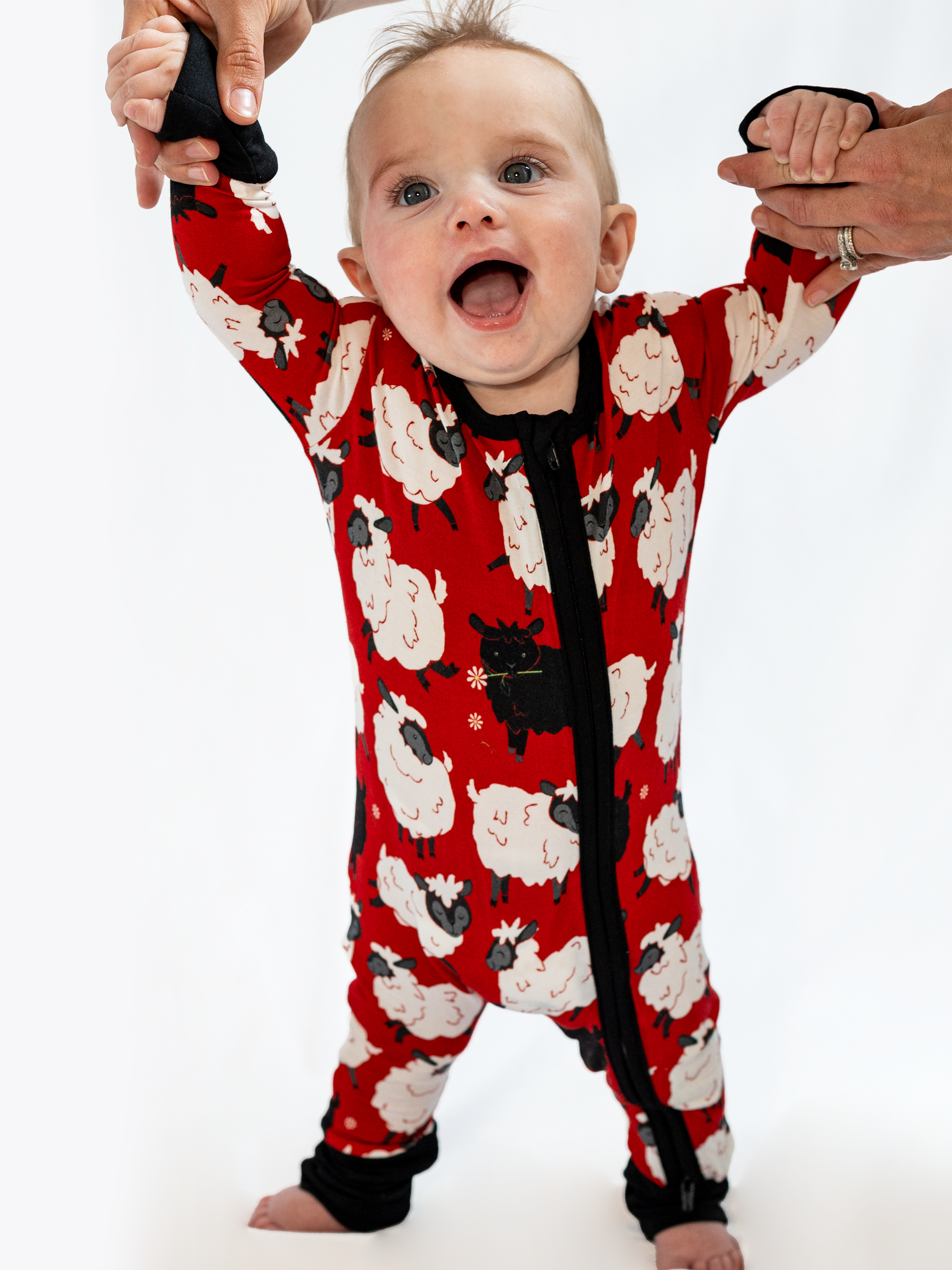 The Lucky Sheep Zip Romper
