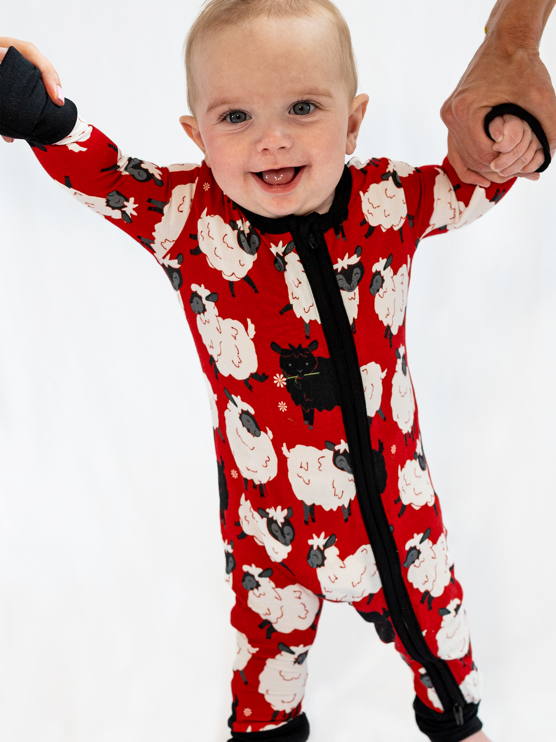 The Lucky Sheep Zip Romper