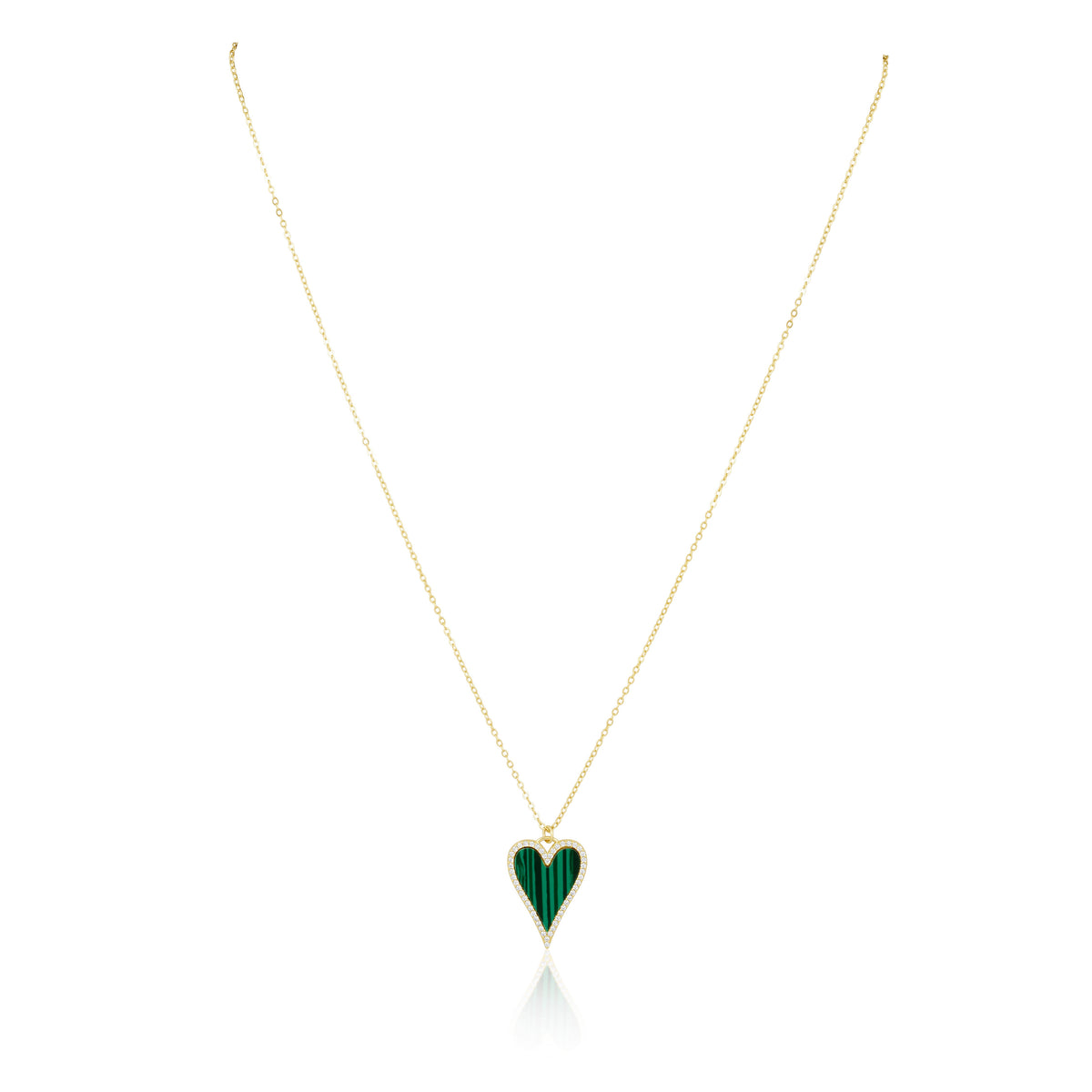 Lucy Cz Heart Necklace