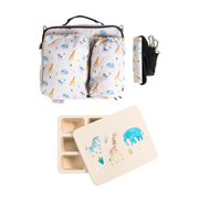 Bento And Lunch Bag Set Safari