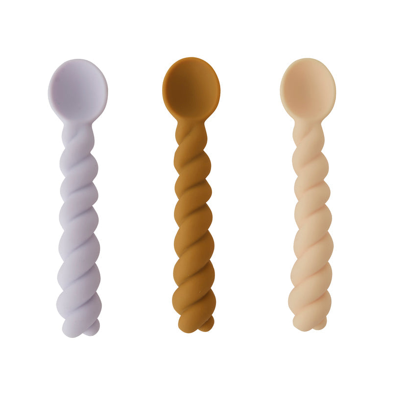 Mellow - Spoon - Pack Of 3 - Lavender / Vanilla / Light Rubber