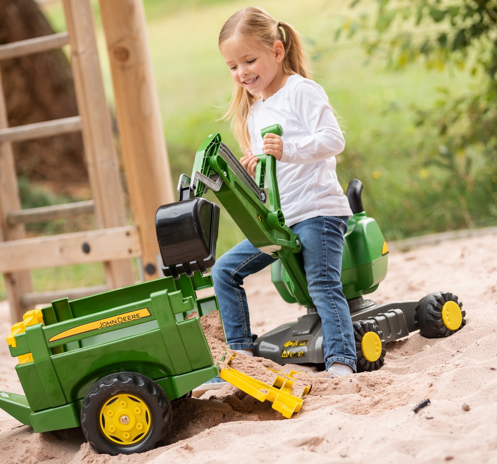 John Deere Ride-on Digger