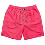 Vintage Red Comfort Lined Swim Short Mens