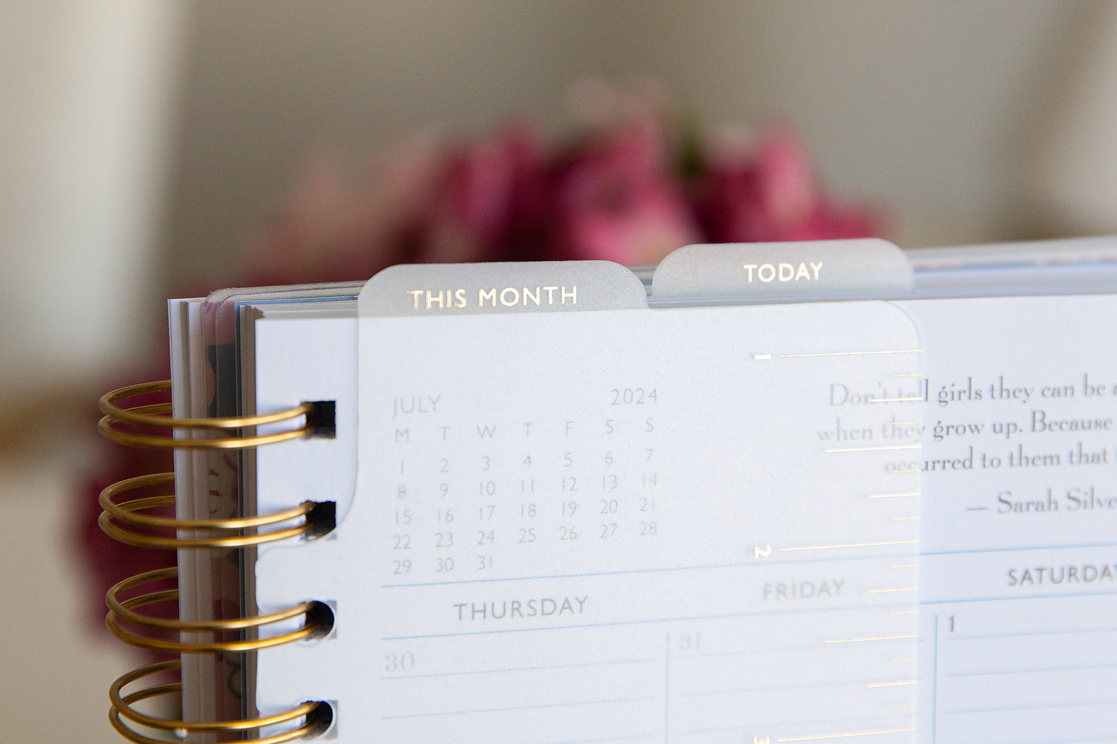 Snap-in Bookmarks For Spiral Planners (2 Pack)