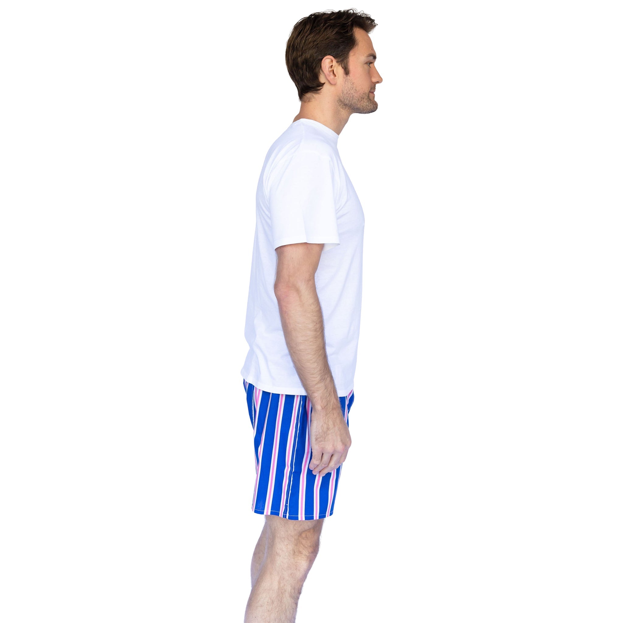 Men's Andy Cohen Blue Stripe Boxer Shorts