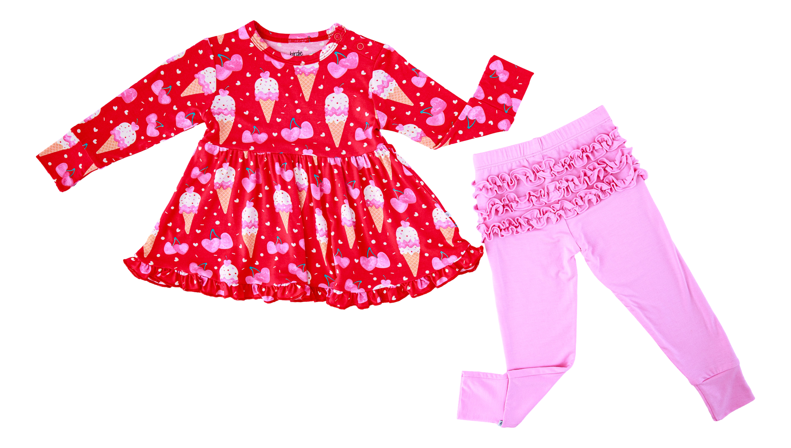 Maddie Birdie Peplum Set